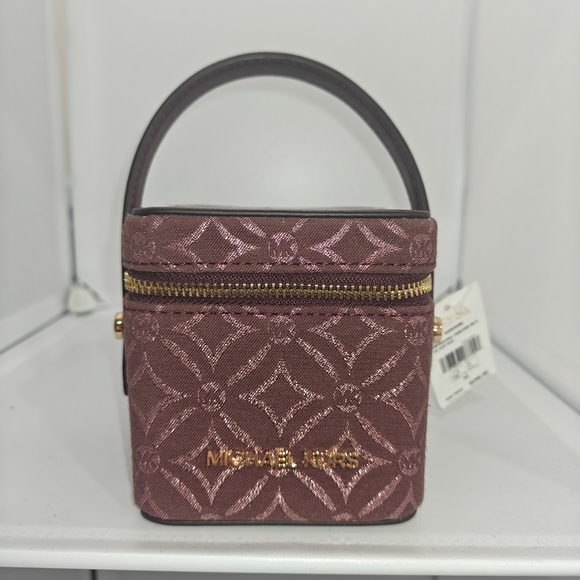 Michael Kors XS Sandrine /Oxblood Patterned Women's Bag - Picture 1 of 4